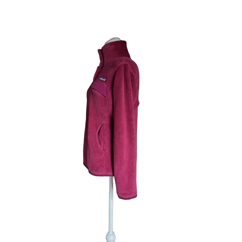 Women's Patagonia Fleece Pullover Pink Size M - Picture 3 of 5